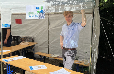 Infostand unseres Vereins beim Fest